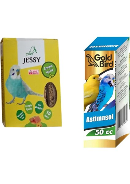 Astimasol Kafes Kuşları Için Önleyici Damla ve Jessy Ballı Kraker 10 Lu