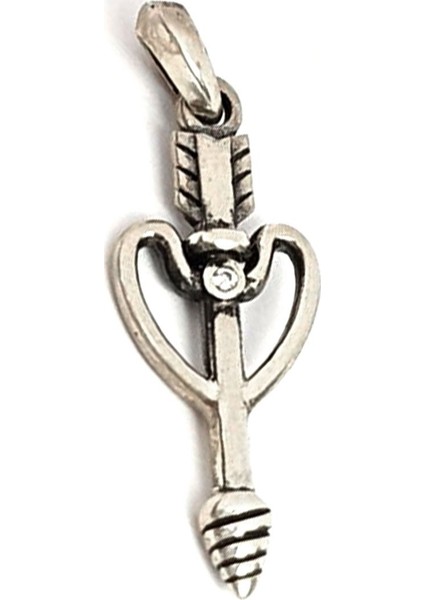 erosun aşk oku gümüş kolye ucu