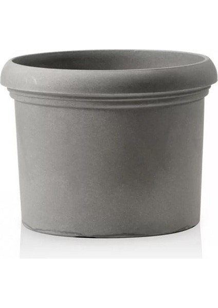 Cilindro Vicenza 45 Plastik Saksı Duman Grisi