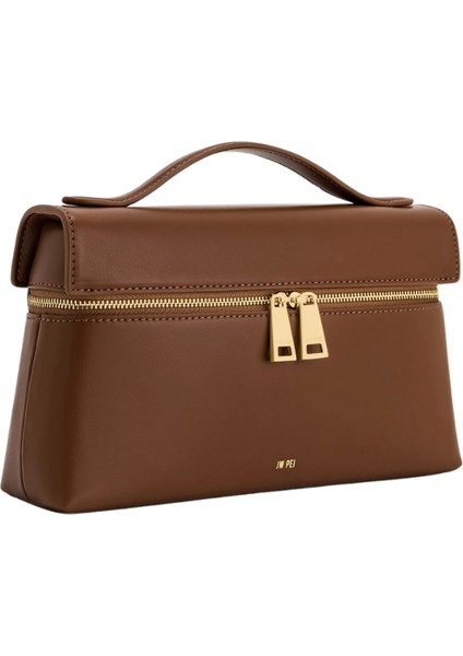 Jw Peı Thea Üst Saplı Kahverengi Çanta,vegan Deri fiyatları
