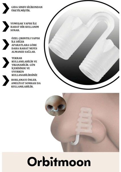 Yeni Seri Rahatlatıcı Uyku Önleyici Horlama Azaltıcı Nefes Alıp Verme Burun Delik Aparatı 20'li Set fiyatları