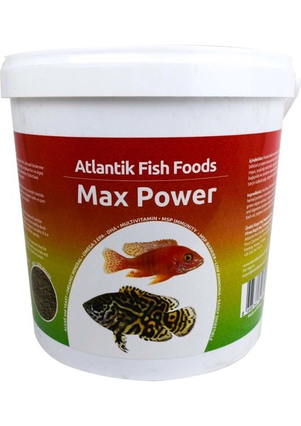 Max Power Granulat 3000 gr Kova Balık Yemi