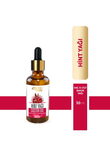 Saç ve Cilt Bakım Hint Yağı 50 ml