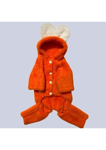 Teidi Turuncu Peluş Küçük Irk Köpek Tulumu modelleri