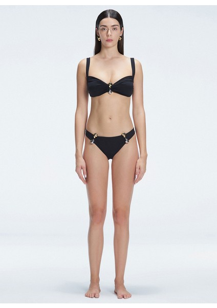Siyah Kadın Bikini Üst Emılıa