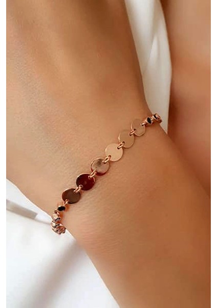 pullu siyah oniks taşlı gümüş rose bileklik fiyatları