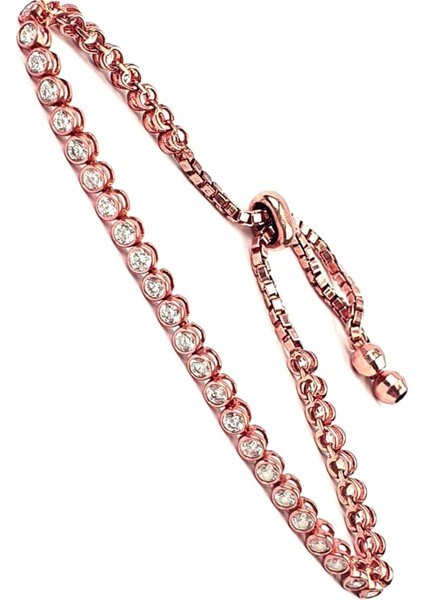 Zirkon taşlı gümüş ayarlanabilir asansörlü bileklik fiyatları