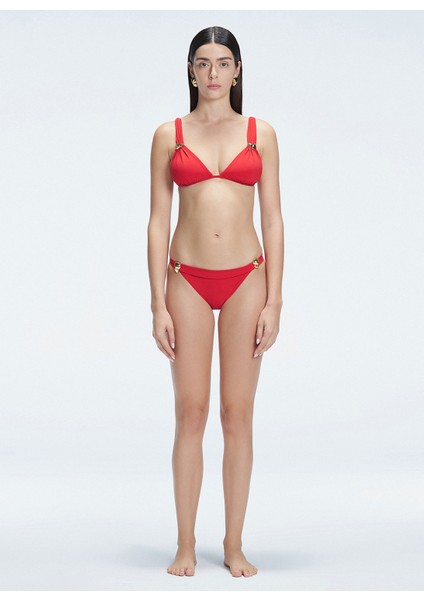 Kırmızı Kadın Bikini Üst Zella