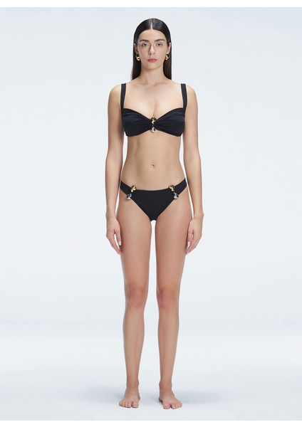 Siyah Kadın Bikini Alt Emılıa