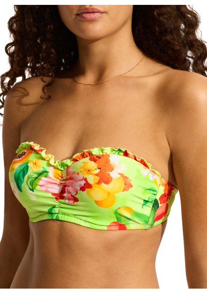 Sarı Kadın Bikini Üst 31438-235 modelleri