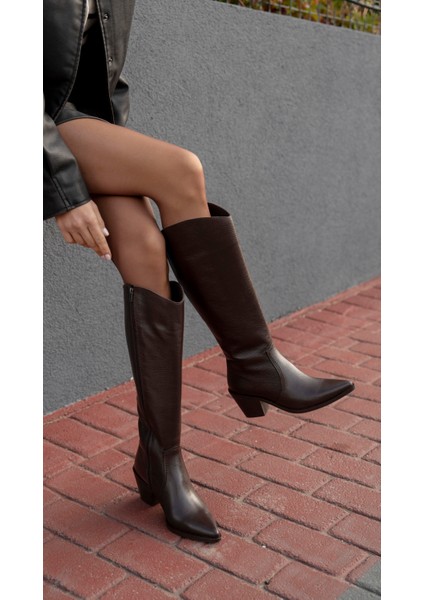 Arnold Kahve Hakiki Deri Çizme modelleri