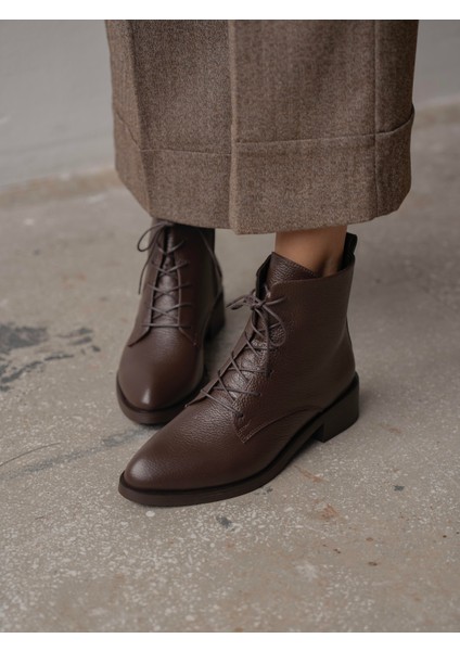 Moli Kahve Hakiki Deri Kadın Bot fiyatları