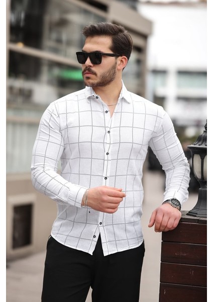 Erkek Kare Desenli Gömlek