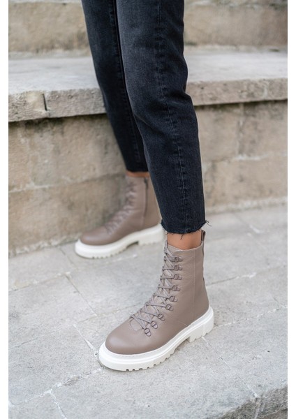 Kayla Vizon Deri Bot indirimleri