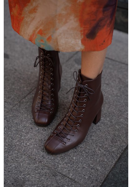 Gigi Kahve Hakiki Deri Bot fiyatları