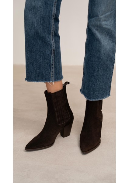 Marcelo Kahve Süet Hakiki Deri Bot fiyatları