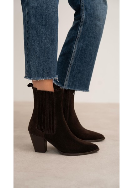 Marcelo Kahve Süet Hakiki Deri Bot fırsatları