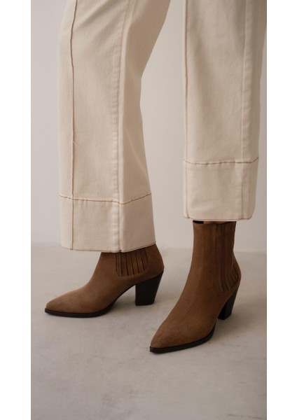 Marcelo Camel Süet Hakiki Deri Bot