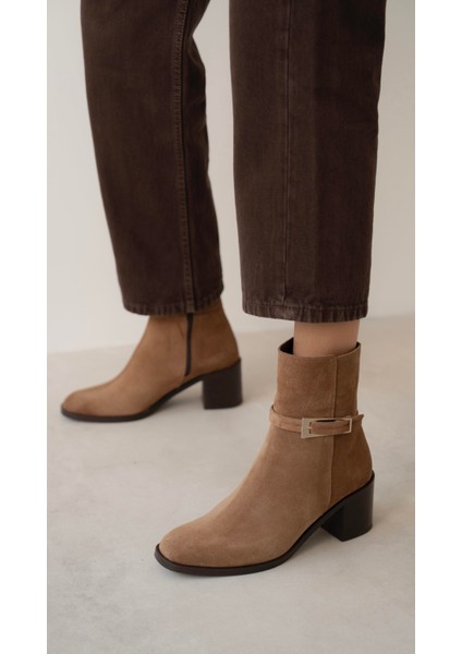 Sutalo Camel Süet Hakiki Deri Bot fiyatları