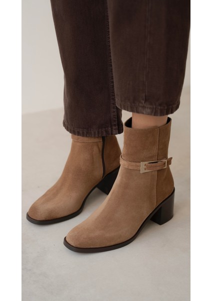 Sutalo Camel Süet Hakiki Deri Bot fırsatları