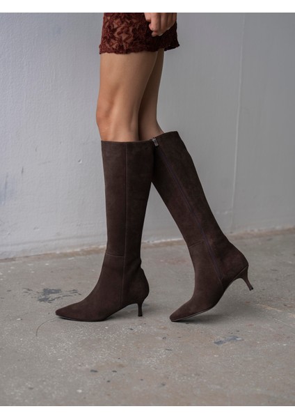 Zanka Kahve Süet Hakiki Deri Çizme fiyatları