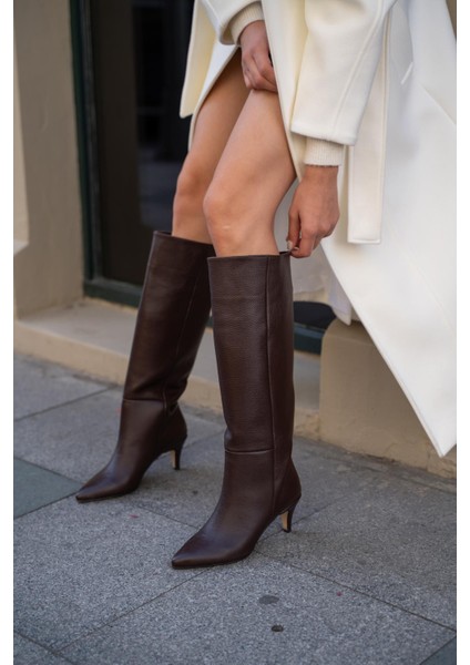 Edwin Kahve Hakiki Deri Çizme indirimleri