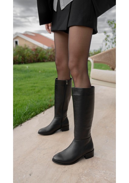 Barry Siyah Hakiki Deri Çizme fiyatları