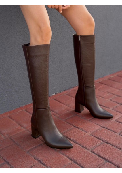 Boden Kahve Hakiki Deri Çizme fırsatları