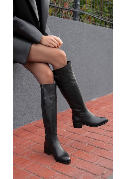 Bentley Siyah Hakiki Deri Çizme fırsatları