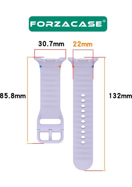 Samsung Galaxy Watch 8 Classic ile Uyumlu Tokalı Silikon Kordon Kayış - FC1092 fırsatları