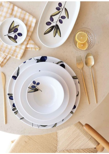 Olivos Oval Servis 4lü 21 cm indirimleri