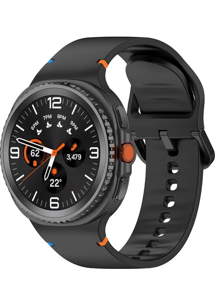 Samsung Galaxy Watch 8 Classic ile Uyumlu Tokalı Silikon Kordon Kayış - FC1092