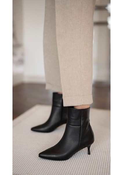 Toledo Siyah Hakiki Deri Bot fiyatları