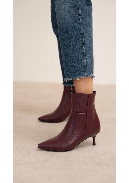 Toledo Bordo Hakiki Deri Bot modelleri