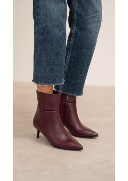 Toledo Bordo Hakiki Deri Bot indirimleri