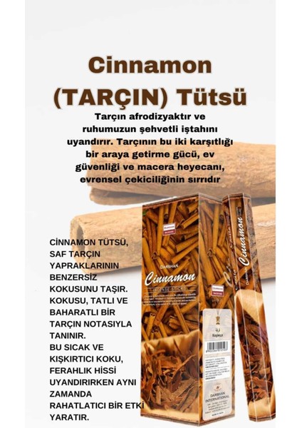 Tarçın Tütsü Iştah Açıcı 20 Çubuk