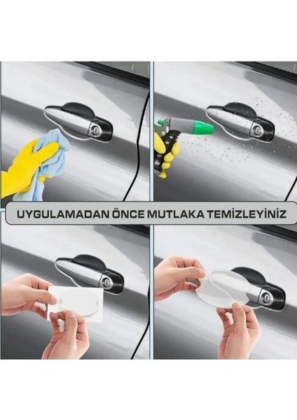 Seat Kapı Kolu Çizik Önleyici 8'li Set