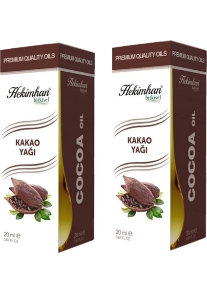 Kakao Yağı 20 ml 2 Adet