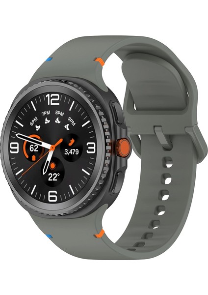 Samsung Galaxy Watch 8 Classic ile Uyumlu Tokalı Silikon Kordon Kayış - FC1092
