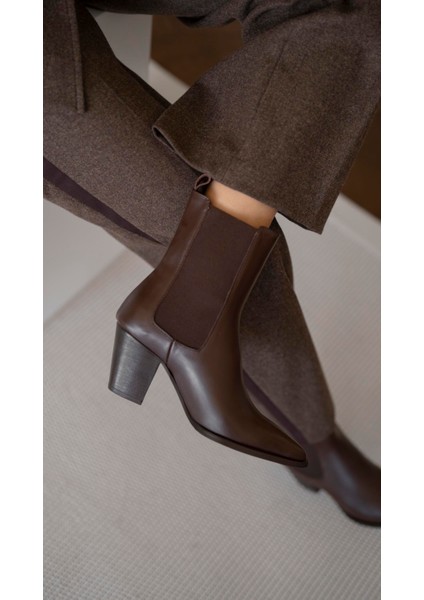 Embolo Kahve Hakiki Deri Bot modelleri