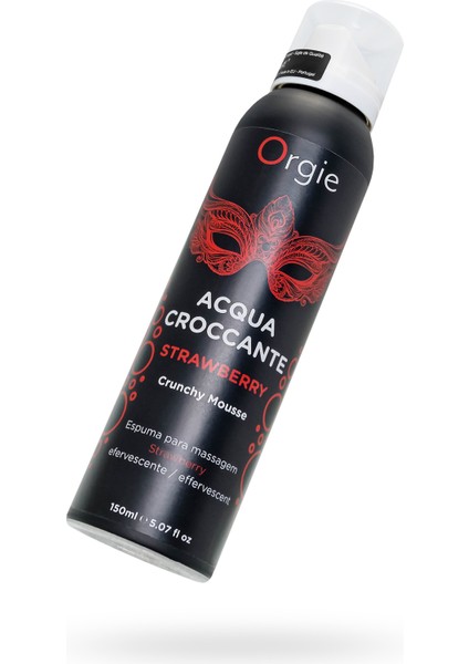 Orgıe Acqua Croccante Efervesan Nemlendiricil Şehvetli Masaj Köpüğü, 150 ml
