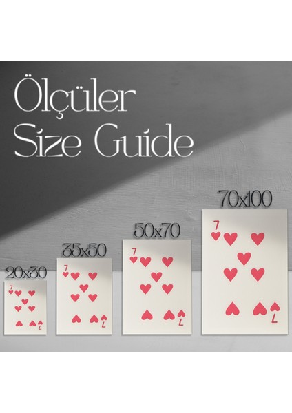 Minimalist Kalp Desenli Soyut Sanat Tablosu modelleri