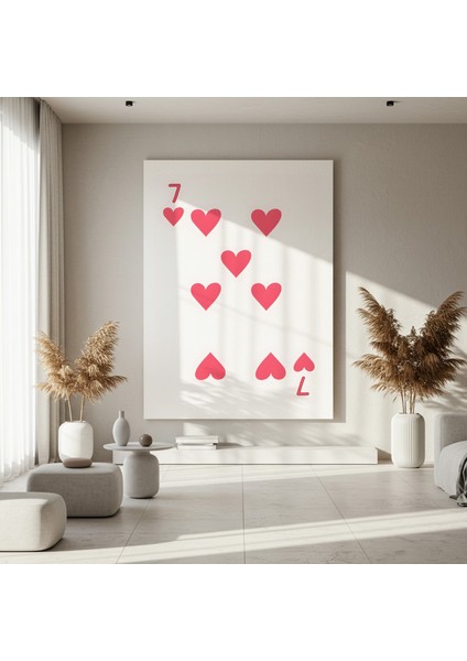 Minimalist Kalp Desenli Soyut Sanat Tablosu fırsatları