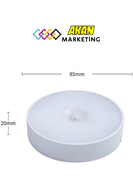 Hareket Sensörlü USB Şarj Edilebilir LED Işık Lamba Dolap Içi Ev Lamba 4ADET-BEYAZRENKSENSÖRLÜ 65 modelleri