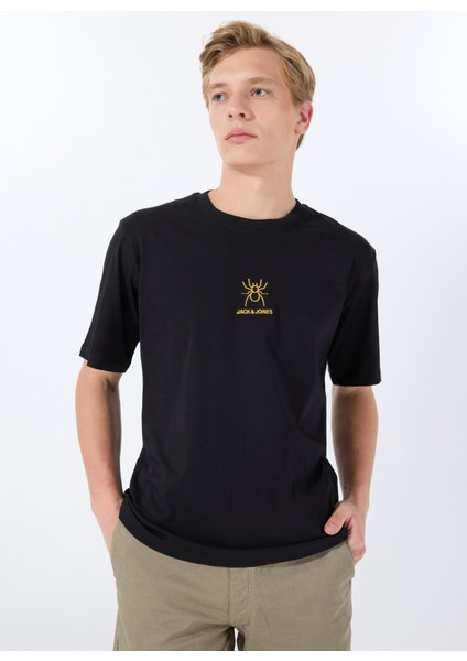 Bisiklet Yaka Siyah Erkek T-Shirt 12288517_JORANIMAL Tee Ss Crew Neck