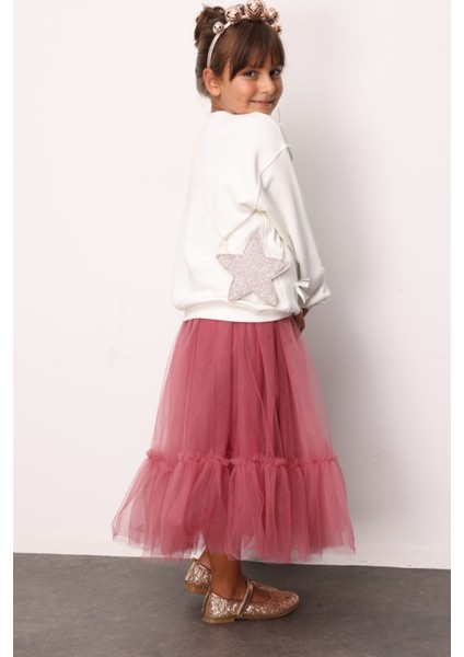 Gülkurusu Kız Çocuk Uzun Tül Etek - Mindy fiyatları