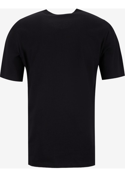 Bisiklet Yaka Siyah Erkek T-Shirt 12288513_JORCACTUS Tee Ss Crew Neck