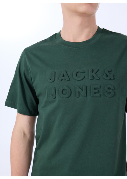 Bisiklet Yaka Koyu Yeşil Erkek T-Shirt 12288523_JPRBLUPACER Tee Ss Crew Ne fırsatları