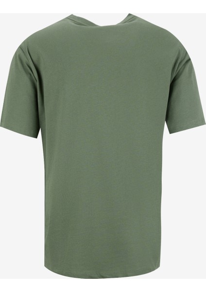 Bisiklet Yaka Koyu Yeşil Erkek T-Shirt 12288517_JORANIMAL Tee Ss Crew Neck