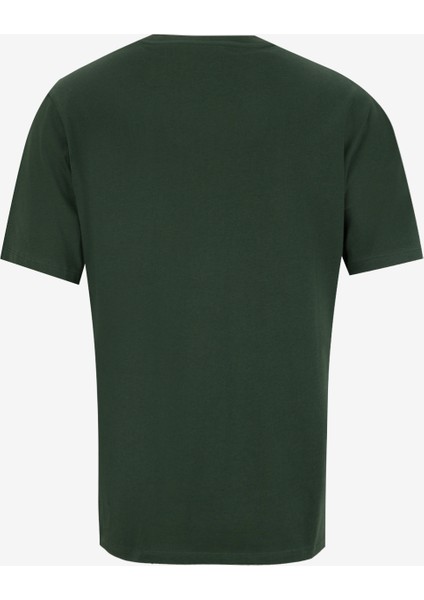 Bisiklet Yaka Koyu Yeşil Erkek T-Shirt 12288567_JORBRAND Tee Ss Crew Neck